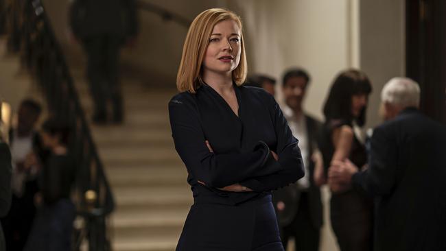 Sarah Snook in Succession. Picture: Graeme Hunter/HBO