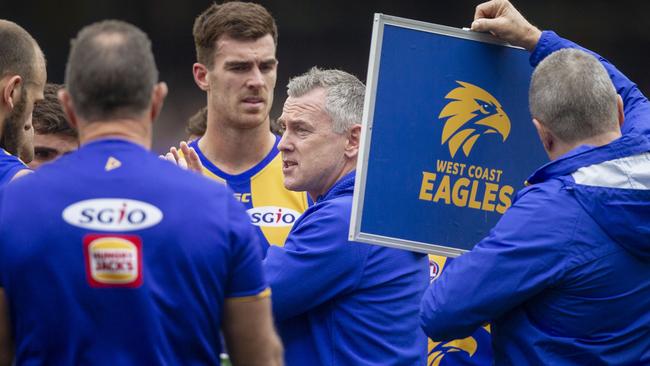 Adam Simpson is hunting his first premiership. Picture: AAP Images