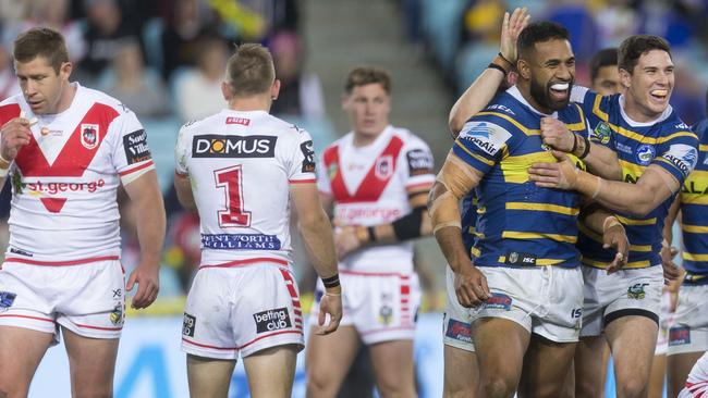 It was Parramatta’s best performance of the season. AAP Image/Craig Golding.