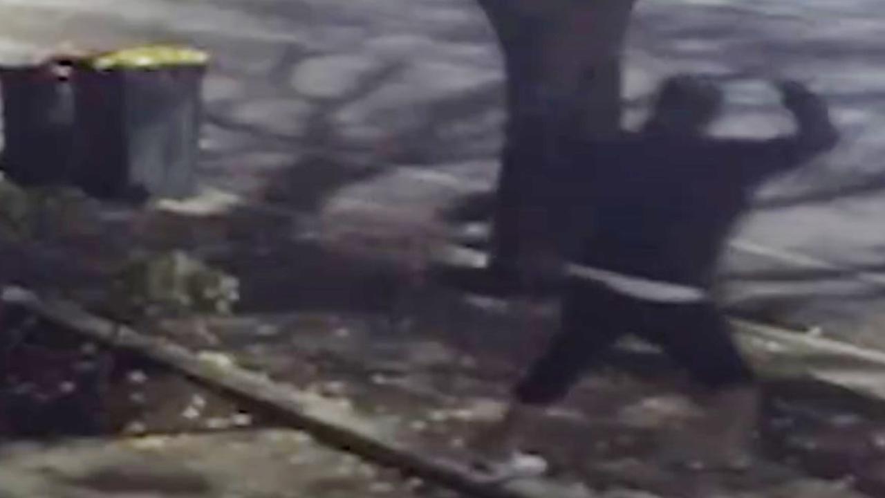 He was captured on CCTV before the arrest seeming to act erratically.