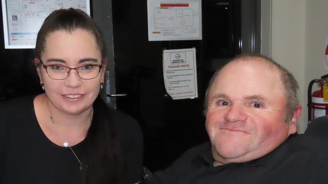 Craig Lucas and Alison McCloud from Kingaroy at the 2023 Kingaroy Show Dinner.