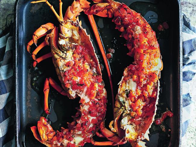 TWAM-20170401   EMBARGO FOR TWAM 1 APRIL 2017DO NOT REUSE WITHOUT PERMISSIONChef Lucio Galletto Baked Lobster Pic : supplied