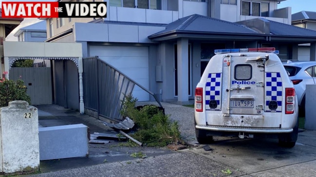 Botched Altona home invasion ends in collision with police car