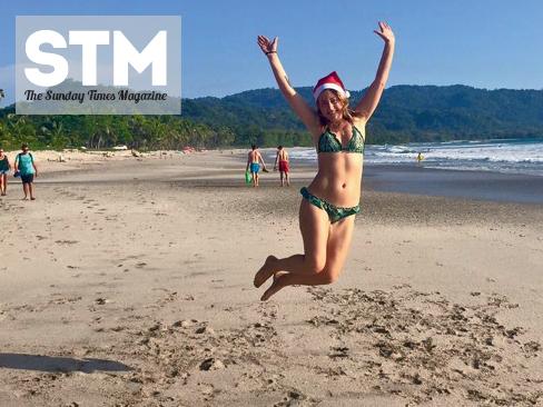 Expat Perth office worker Jessica Alcock, who now enjoys living in Santa Teresa, Costa Rica. Picture: Supplied