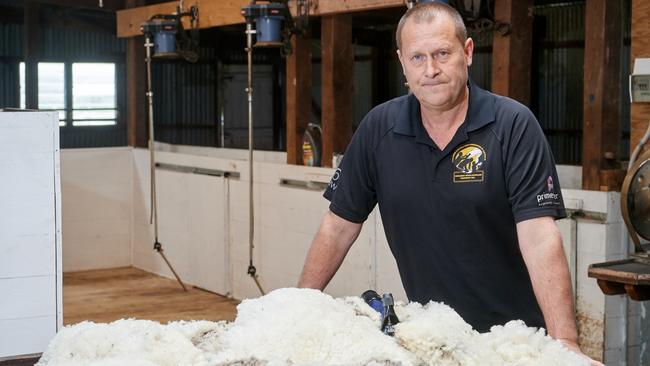 Shearing Contractors Australia’s Glenn Haynes. Picture: Frank Monger