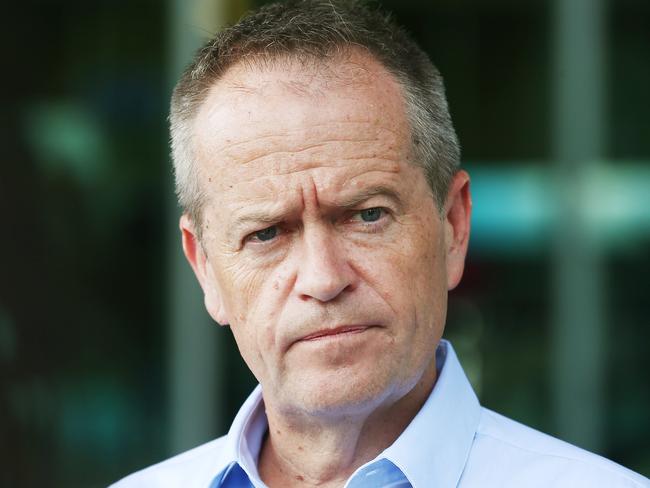 Federal opposition leader Bill Shorten says he wants to see modelling before giving his support. Picture: Brendan Radke