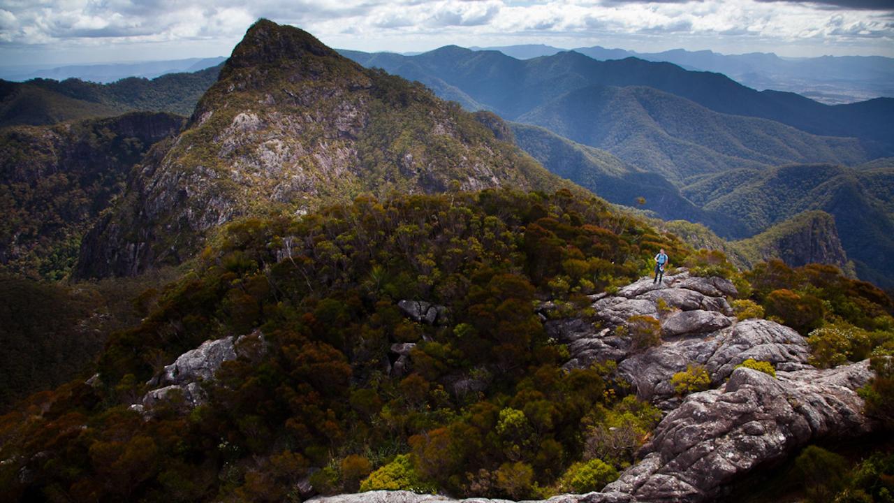 Emergency services have continued their operation to extract a man who got injured while hiking in Queensland’s Scenic Rim. Picture: Queensland Government