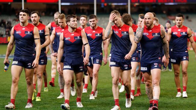 The 2020 season will go down as a disaster for the Demons. Picture: Getty Images