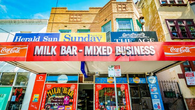 Mixed business at Robe Street Milk Bar, St Kilda. Picture: Eamon Donnelly 