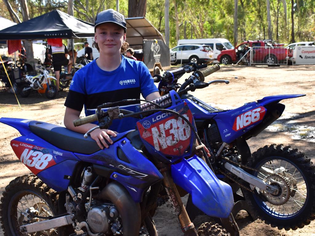 Lochie Mclaren from Hawkes Bay, New Zealand, at the KTM Australian Junior Motocross Championships at Rockhamptonâ€™s Six Mile Raceway, September 28 to October 1, 2022.