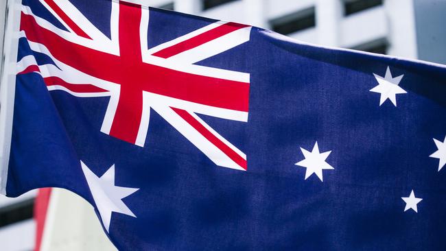 BRISBANE, AUSTRALIA - NewsWire Photos - JANUARY 10, 2025: A generic photo of the Australian Flag in Brisbane.Picture: NewsWire / Glenn Campbell