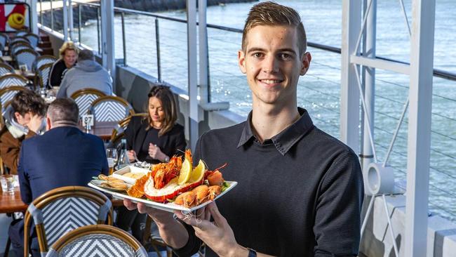 Seafood and bay views, Cleveland’s popular Lighthouse Restaurant is ready for new heights and to be opened up with verandas for full bayside dining. Picture: The Courier-Mail