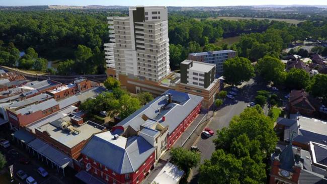 Concept of the Riverisde Apartments on Sturt Street. Picture: Supplied