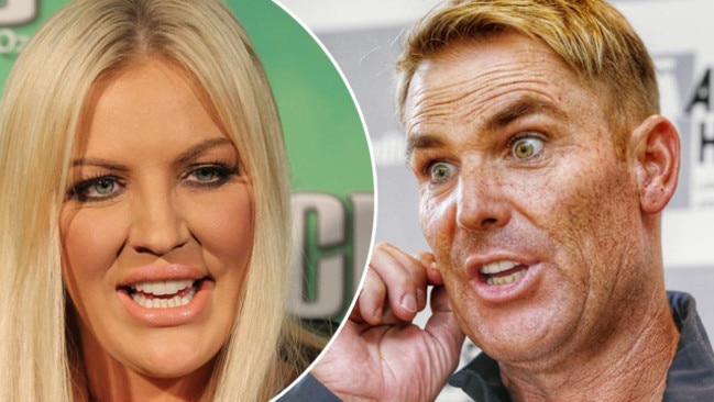 Brynne hits back at Shane Warne’s claims she called the paps on him.