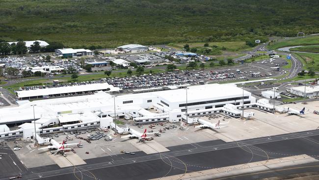 The domestic terminal at the Cairns Airport. Picture: Brendan Radke