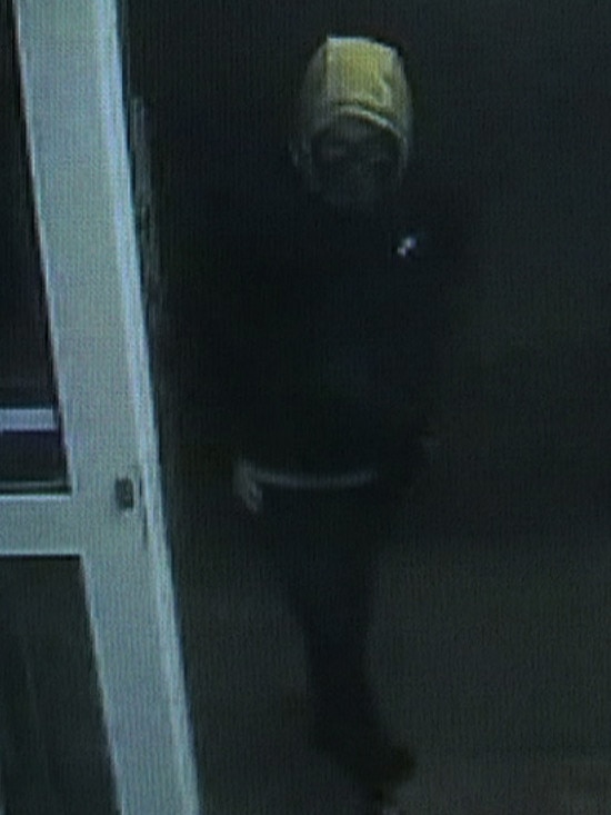 CCTV image of Nicholais Havet entering the Killarney Vale service station. Picture: NSW Police