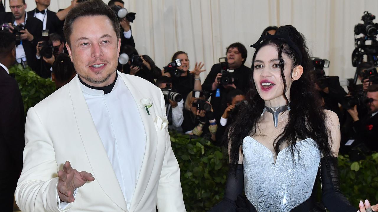 Odd couple: Elon Musk and Grimes.