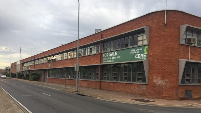 The former Bridgestone factory on South Rd, Edwardstown, which will be converted into a $45 million Bunnings warehouse. Picture: Eugene Boisvert