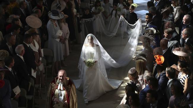 The royal couple have been bucking protocols since their wedding day. Picture: Danny Lawson/pool photo via AP, File