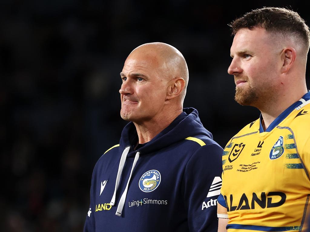 Nathan Brown appeared on the outer in 2022, spending time in reserve grade before a recall in the grand final. Picture: Getty Images.