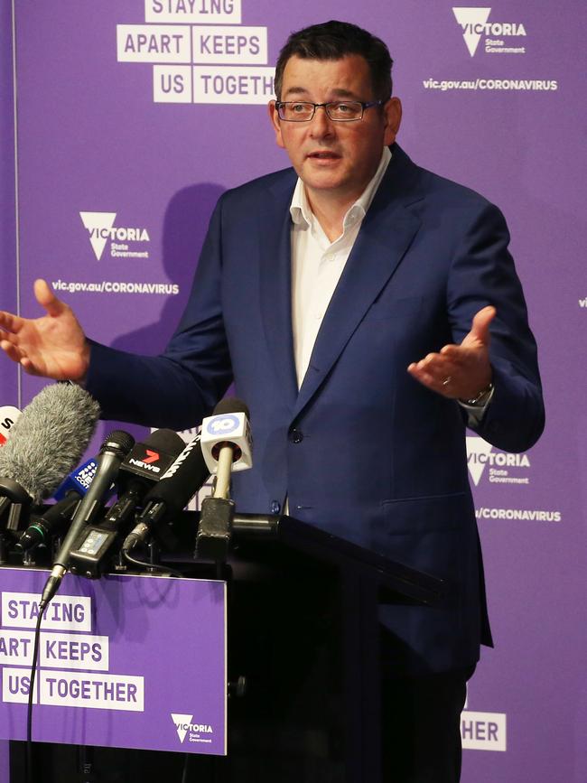 Victorian Premier Dan Andrews. Picture: David Crosling