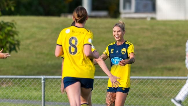 Zoe Corbett from Gold Coast United. Picture: Tim Martorana – TMP Media