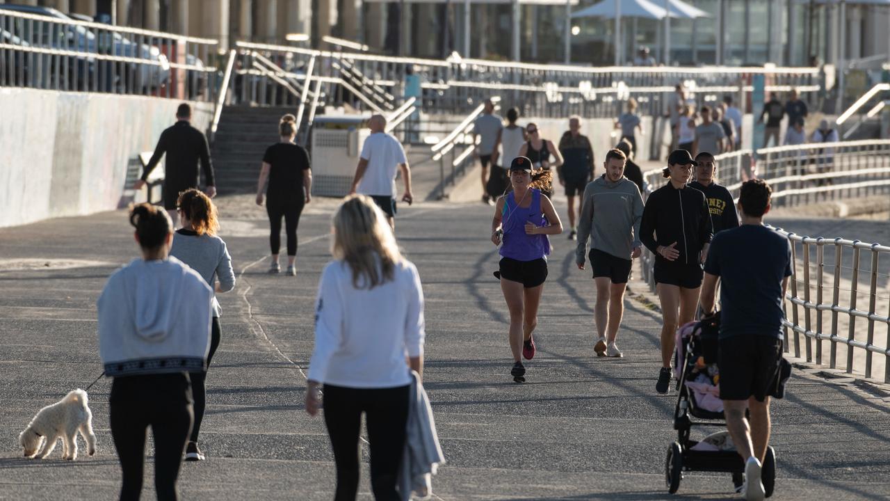 You can still go for a walk and run so long as you practise social distancing. Picture: AAP Image/James Gourley