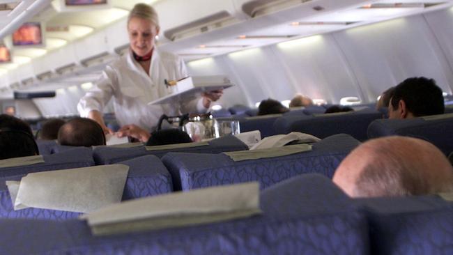 Qantas is capitalising on the love for Boeing 747s selling off 1000 half bar carts used in the iconic aircraft during almost 50 years of service. Picture: Peter Parks/AFP