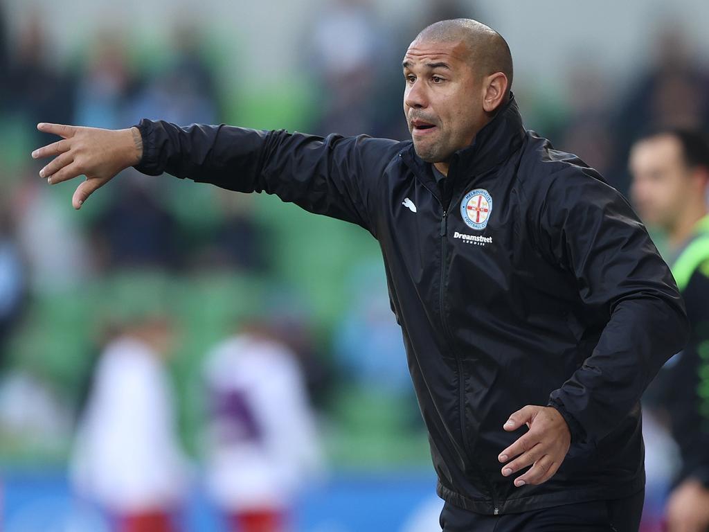 Once teammates, Patrick Kisnorbo will be plotting against Neil Kilkenny in the A-League Mens Grand Final. Picture: Robert Cianflone/Getty Images