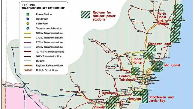 Other sites touted for NSW. Picture: Contributed Nuclear for Climate