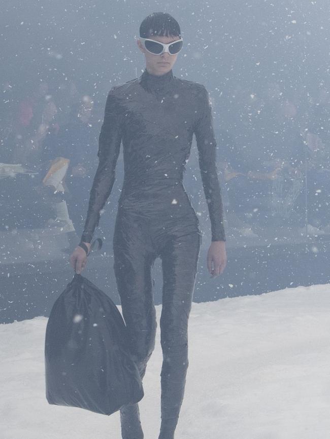 ‘I couldn’t miss an opportunity to make the most expensive trash bag in the world.’ Picture: Supplied