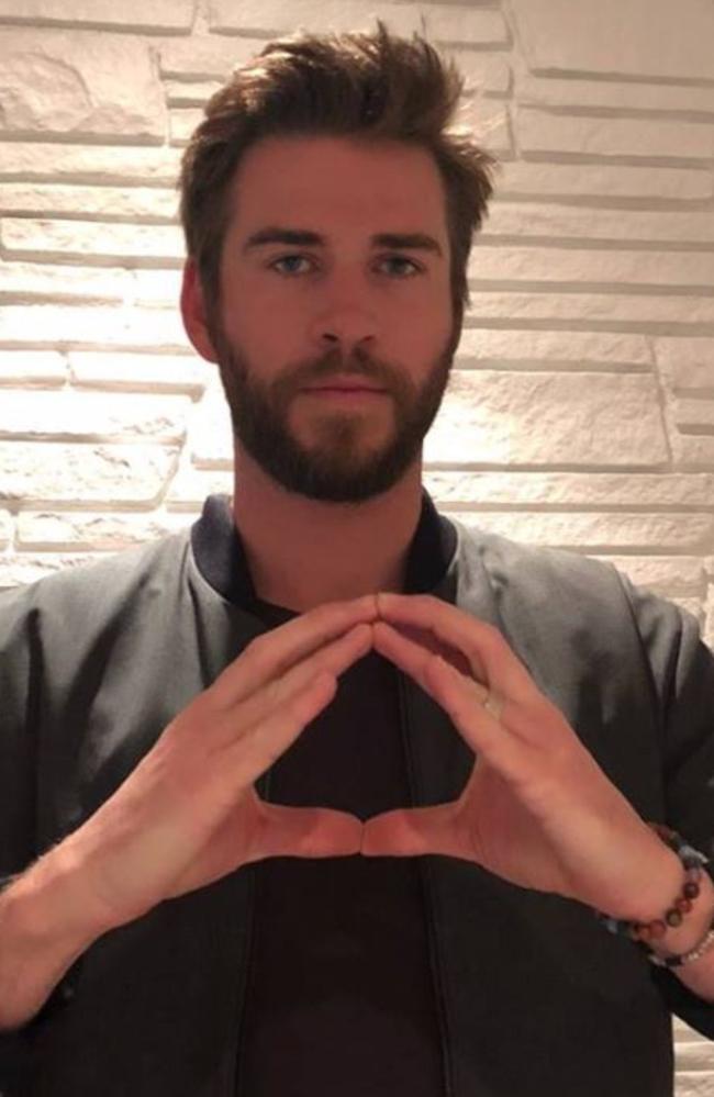 Liam Hemsworth in Acciona’s celebrity-backed climate change campaign. Picture: Facebook