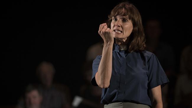 Catherine McClements in The Events, 2016 – she returns to the company later this year with Chalkface.