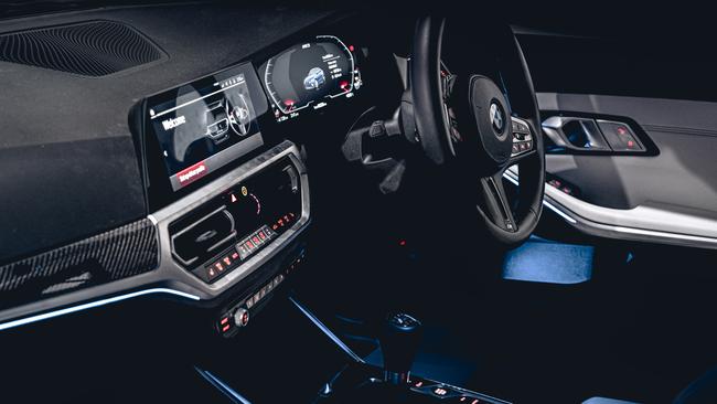 The interior is a mix of luxury and sporty cues. Picture: Supplied.