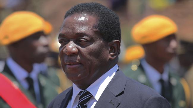 Zimbabwe's former vice-president Emmerson Mnangagwa in Harare.