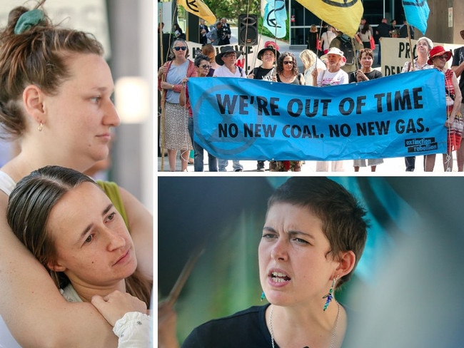 protest outside court art work