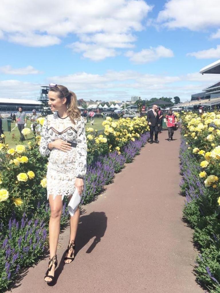 Oaks Day 2016 via social media ... Rachael Finch. Picture: Instagram