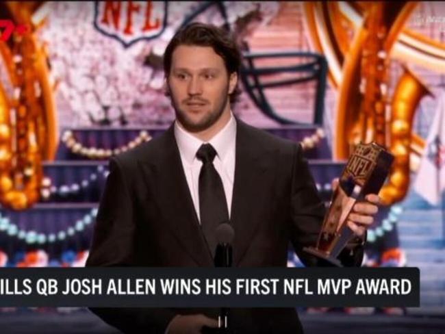 Josh Allen wins NFL MVP