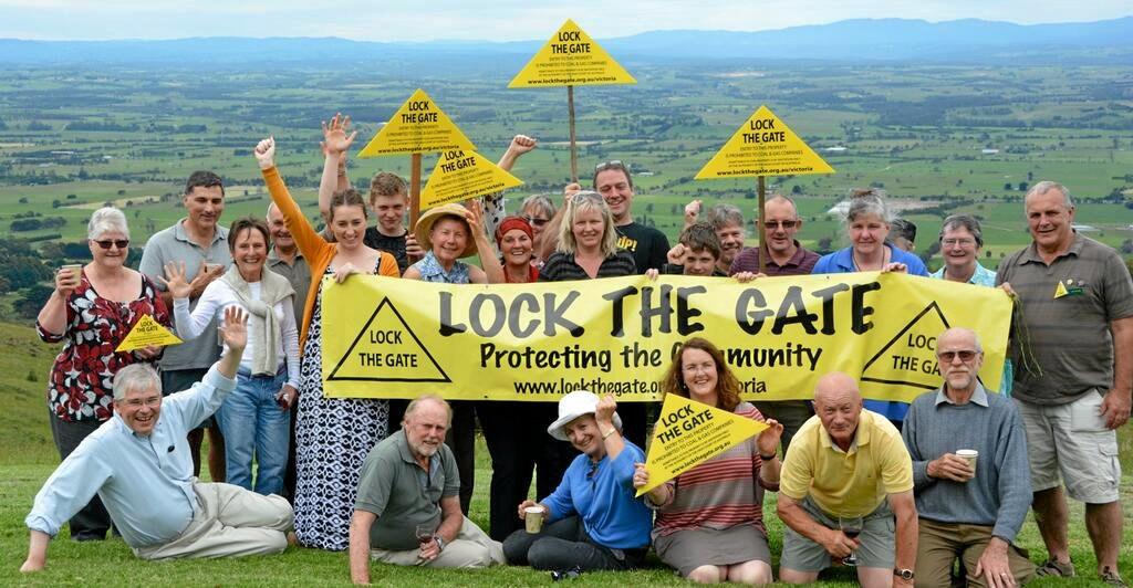 PROTEST GATHERING: Group Lock the Gate has organised anti-Adani protest meetings in regional centres including Rockhampton about ground water. Picture: Contributed