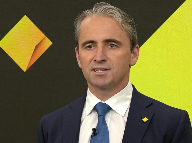 09/08/2023: CBA's CEO Matt Comyn delivers the banks full year 2023 financial results. Source: Commonwealth Bank