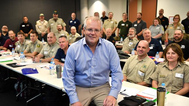 Mr Morrison thanked firefighters from Canada who have been deployed to assist.