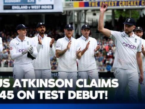 Jimmy who? Gus Atkinson stars on debut against West Indies