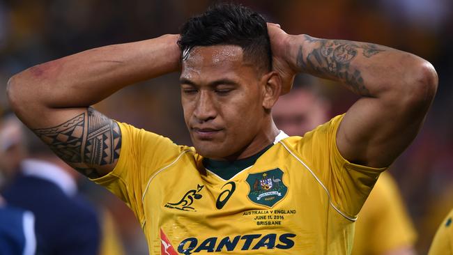 Israel Folau’s latest social media foray has sparked outrage. Picture: AAP