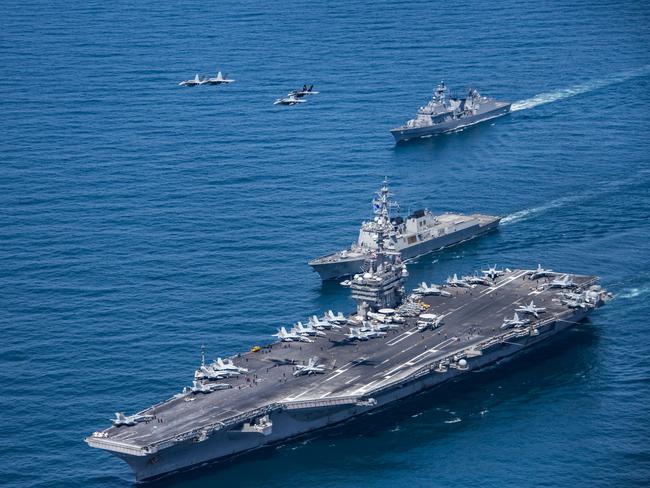 The US navy far outweighs its global rivals.