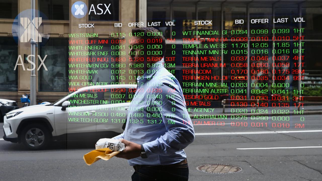 ASX down five days running as results season unravels