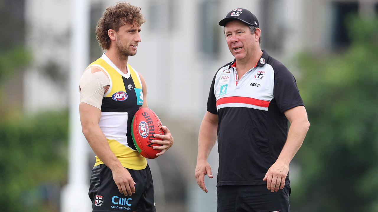 Luke Dunstan fell out of favour with St Kilda coach Brett Ratten. Picture: Michael Klein