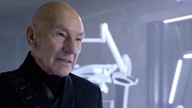 Patrick Stewart in a scene from the second season of Star Trek: Picard.