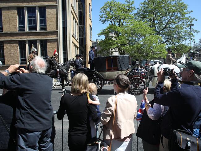 The crowds have already started to gather. Pictures Ella Pellegrini