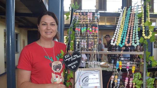 Chloe Pitman from Chloe's Creations at the Proserpine Community Christmas Market on Sunday, December 13. Photo: Elyse Wurm