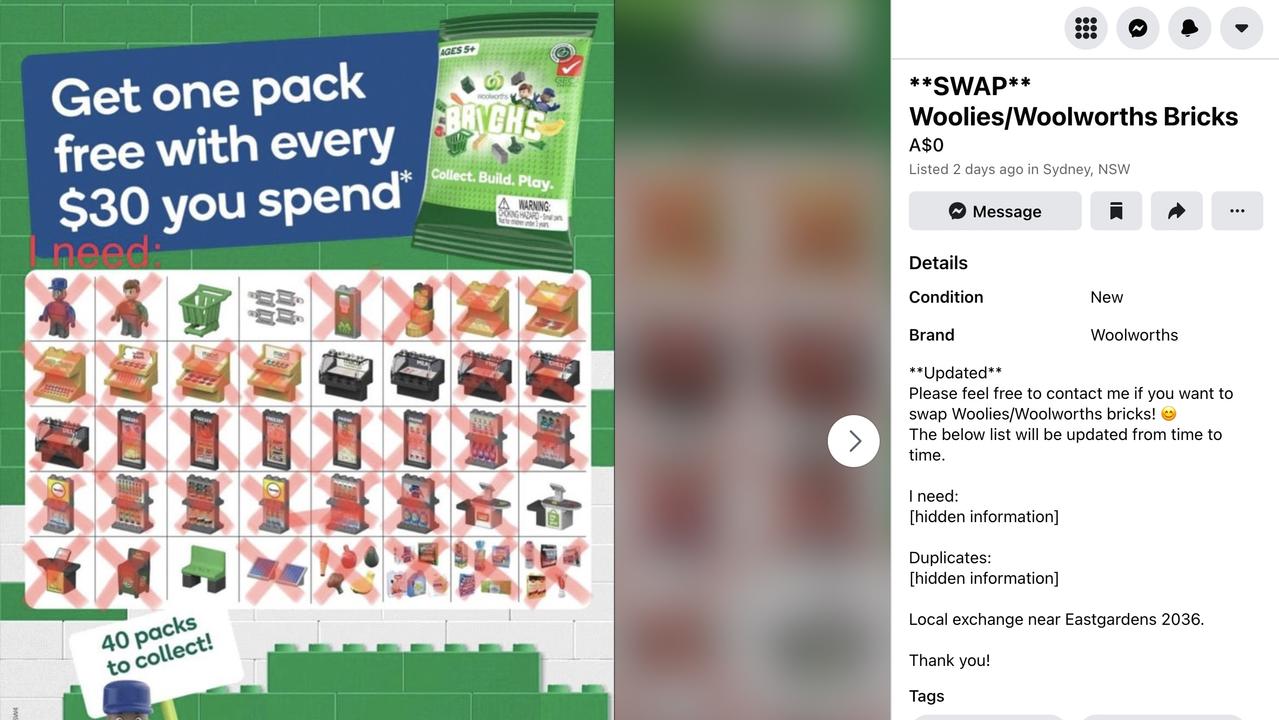 Woolworths Shoppers Plea For Brick Packs Swaps On Facebook | News.com ...